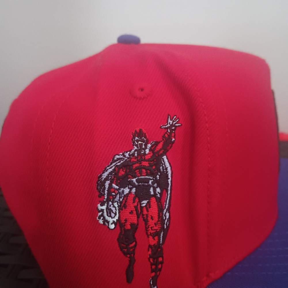 Rare Custom Magneto Blockhead Snapback - Picture 3 of 4
